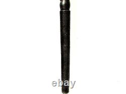 Vintage African Tribal Heavy Hand-Carved Ebony Walking Stick 94cm