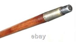 Vintage Antique Child Carved Horn Hardwood Shaft Fancy Walking Stick Cane 23L