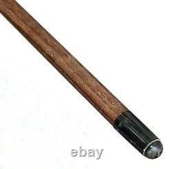 Vintage Antique Gadget Gloves Holder Carved Wood Dog Swagger Walking Stick Cane