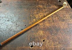 Vintage/Antique Hand Carved Walking Cane/Stick Faux Ivory Claw Foot & Egg