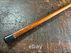 Vintage/Antique Hand Carved Walking Cane/Stick Faux Ivory Claw Foot & Egg