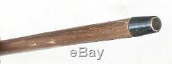 Vintage Antique Primitive Folk Art Carved Wood Swagger Knobby Walking Stick Cane