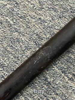 Vintage Carved Ebony Face And Snake Walking Stick Cane 36