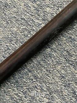 Vintage Carved Ebony Face And Snake Walking Stick Cane 36