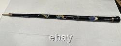 Vintage Hand Carved Dragon Convertible Walking Stick-Cane withConcealed Pool Cue
