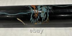 Vintage Hand Carved Dragon Convertible Walking Stick-Cane withConcealed Pool Cue