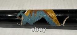 Vintage Hand Carved Dragon Convertible Walking Stick-Cane withConcealed Pool Cue