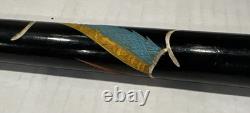 Vintage Hand Carved Dragon Convertible Walking Stick-Cane withConcealed Pool Cue