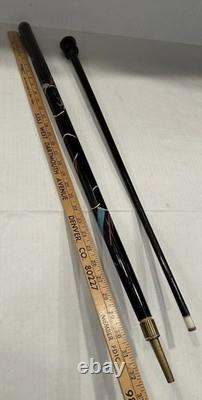 Vintage Hand Carved Dragon Convertible Walking Stick-Cane withConcealed Pool Cue