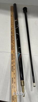 Vintage Hand Carved Dragon Convertible Walking Stick-Cane withConcealed Pool Cue