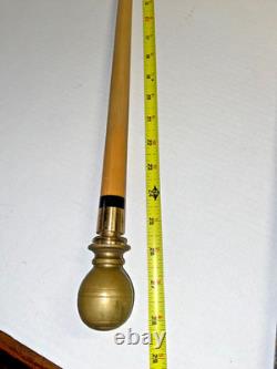 Vintage Hand Carved Dragon Dark Wood Walking Stick WithHidden Pool Cue