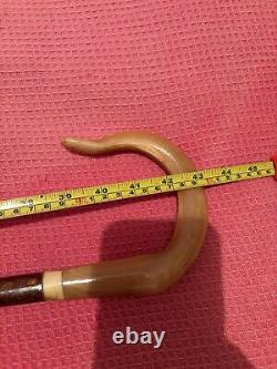 Vintage Hand Carved Shepherd Crook