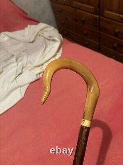 Vintage Hand Carved Shepherd Crook