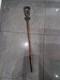 Vintage Hand Carved Solid Wooden African Tribal Walking Stick