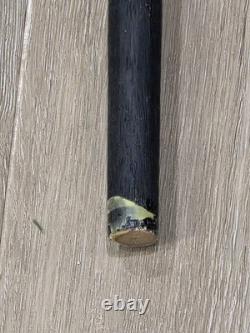 Vintage Hand Carved Wooden Swan Head Walking Stick Cane Folk Art Painted 36