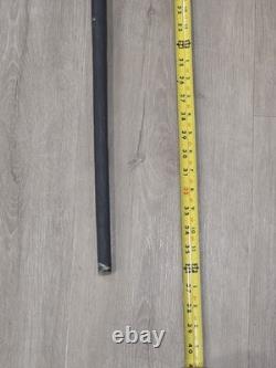 Vintage Hand Carved Wooden Swan Head Walking Stick Cane Folk Art Painted 36