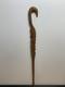 Vintage Hand Carved Wooden Walking Stick A3-4-009