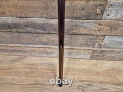 Vintage Hand Crafted Carved Frog Wooden Walking Stick