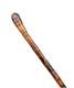 Vintage Japanese Carved Bamboo Wood Geisha Knob Swagger Walking Stick Cane 32L