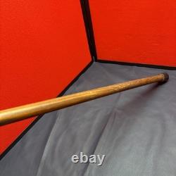 Vintage Long Wooden Hand Carved Walking Stick With Hand Carved Horse Head 129 Cm