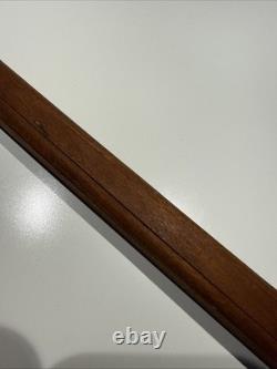 Vintage Rare Hand Carved Wood Walking Stick 36 Moroccan Temple Building Fund