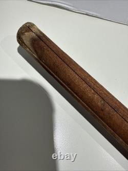 Vintage Rare Hand Carved Wood Walking Stick 36 Moroccan Temple Building Fund