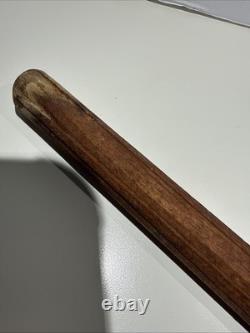 Vintage Rare Hand Carved Wood Walking Stick 36 Moroccan Temple Building Fund