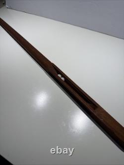 Vintage Rare Hand Carved Wood Walking Stick 36 Moroccan Temple Building Fund