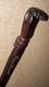 Vintage Rustic Hard Wood Walking Stick Hand Carved Fist & Watch Top Jon. Hand
