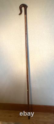 Vintage Shepherds Crook Hand Carved