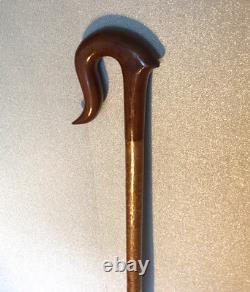 Vintage Shepherds Crook Hand Carved