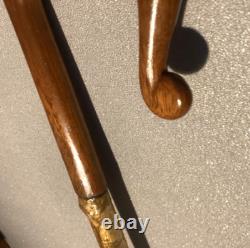 Vintage Shepherds Crook Hand Carved
