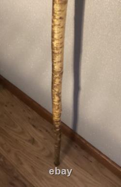 Vintage Shepherds Crook Hand Carved