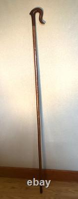 Vintage Shepherds Crook Hand Carved