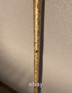 Vintage Shepherds Crook Hand Carved