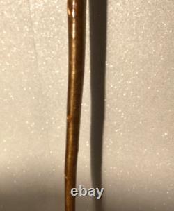 Vintage Shepherds Crook Hand Carved
