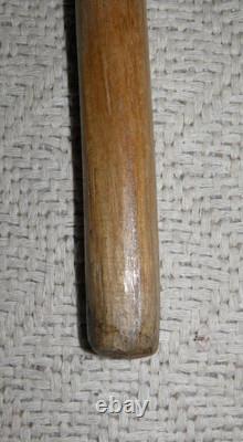 Vintage Treen Walking Stick Hand Carved Shaft With Lizards & Wood Burl Handle