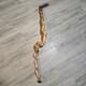Vintage Twisted Vine Walking Stick Hand Carved And 38 Tall. Unique Collectible