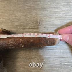 Vintage Twisted Vine Walking Stick Hand Carved And 38 Tall. Unique Collectible