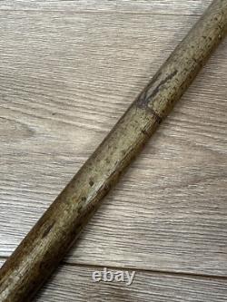 Vintage Unusual Unique 53 Shepherds Crook Boars Head Hand Carved Walking Stick