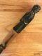 Vintage WWI Era Folk Art Carved Figural Injured Black Soldier Cane Walking Stick