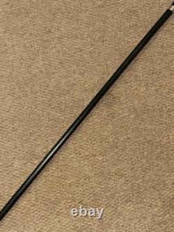 Vintage Walking Stick Hand-Carved & Painted Parrot & Hallmarked 1957 Silver