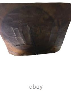 Vintage Wooden Hand carved Hiking Tin Tin With Walking Stick/Cane Figurine 44cm