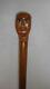 Vintage/antique Walking/dress Cane- Carved Face/head- Primitive 87cm