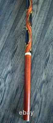 Walking Stick Cane Wooden Walking Cane Handmade Hand Carving Eagle new