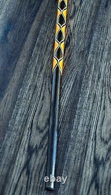 Walking Stick Cane Wooden Walking Cane Handmade Hand Carving Fox UK