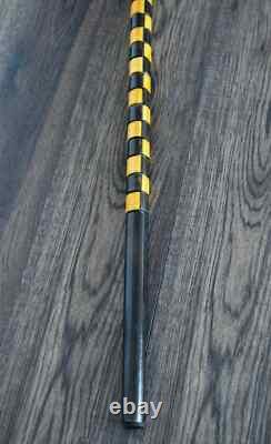 Walking Stick Cane Wooden Walking Cane Handmade Hand Carving Rottweiler UK