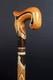 Walking Stick Carved Ergonomic Artisan Cane Wooden Handmade Exclusive Victorian