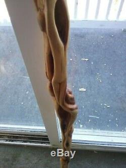 Walking Stick hand carved by Artist Bob Combs made in Ozark MO @ArtSculpture