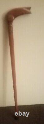 Walking Stick with Carved Fish Handle 90cm